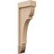 Ekena Millwork 3"W x 6"D x 18"H Thin Bryant Rough Cedar Woodgrain TimberThane Corbel, Primed Tan CORUR03X06X18BRYRCPR - alternate 1